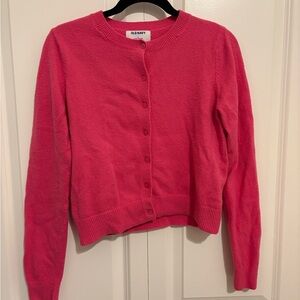 Old Navy Women's Vibrant Pink Cardigan